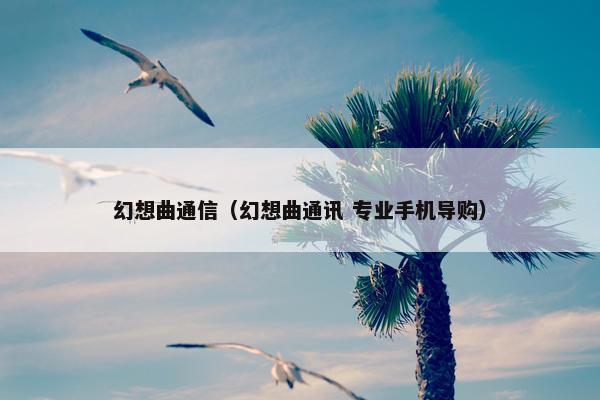 幻想曲通信（幻想曲通讯 专业手机导购）