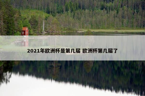 2021年欧洲杯是第几届 欧洲杯第几届了