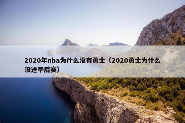 2020年nba为什么没有勇士（2020勇士为什么没进季后赛）