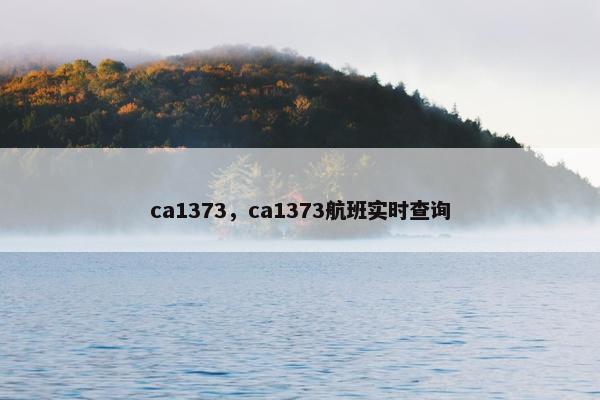 ca1373，ca1373航班实时查询