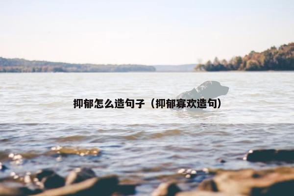 抑郁怎么造句子（抑郁寡欢造句）