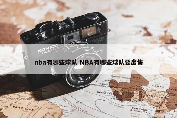 nba有哪些球队 NBA有哪些球队要出售