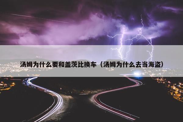 汤姆为什么要和盖茨比换车（汤姆为什么去当海盗）