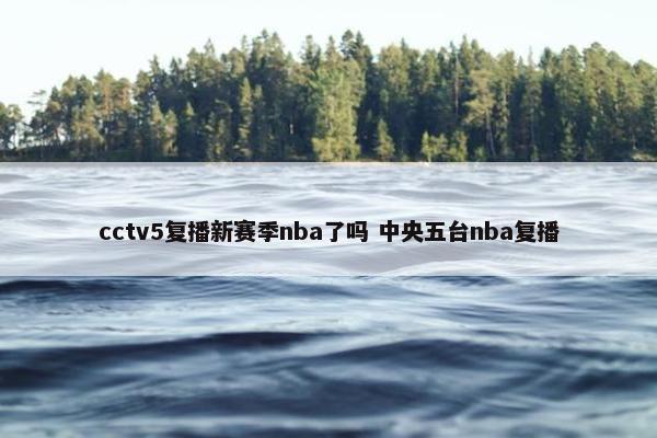 cctv5复播新赛季nba了吗 中央五台nba复播