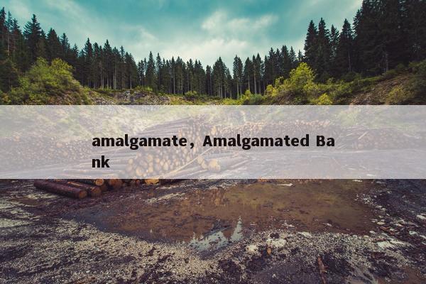 amalgamate，Amalgamated Bank