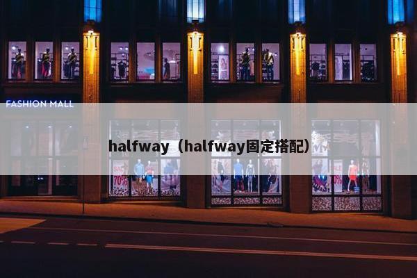 halfway（halfway固定搭配）