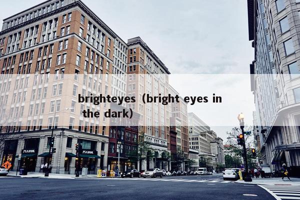 brighteyes（bright eyes in the dark）