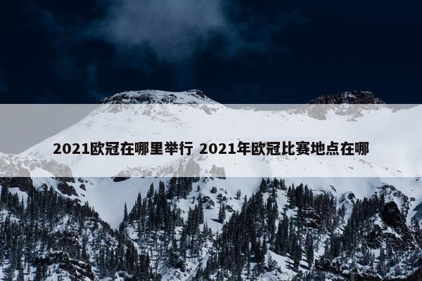 2021欧冠在哪里举行 2021年欧冠比赛地点在哪