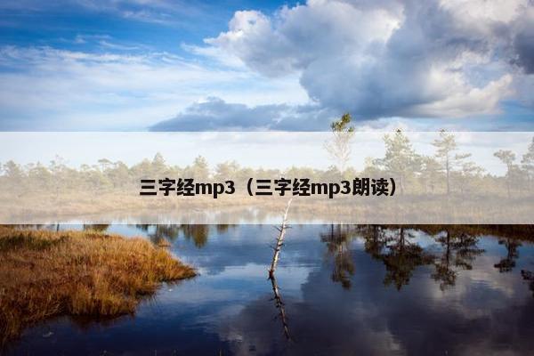 三字经mp3（三字经mp3朗读）