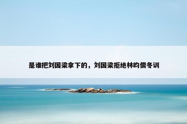 是谁把刘国梁拿下的，刘国梁拒绝林昀儒冬训