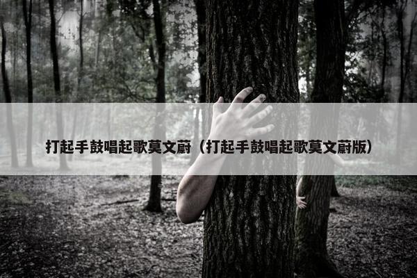 打起手鼓唱起歌莫文蔚（打起手鼓唱起歌莫文蔚版）