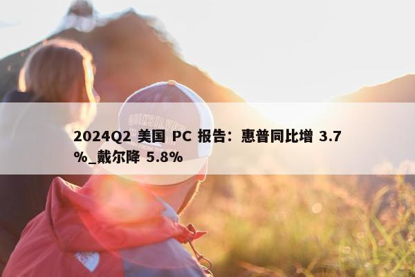 2024Q2 美国 PC 报告：惠普同比增 3.7%_戴尔降 5.8%