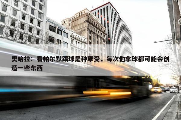 奥哈拉：看帕尔默踢球是种享受，每次他拿球都可能会创造一些东西