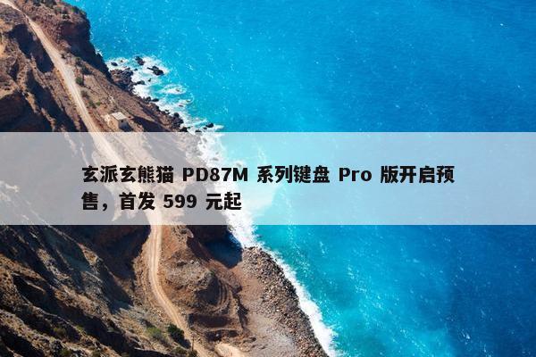 玄派玄熊猫 PD87M 系列键盘 Pro 版开启预售，首发 599 元起