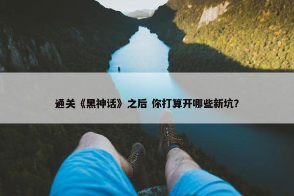 通关《黑神话》之后 你打算开哪些新坑？