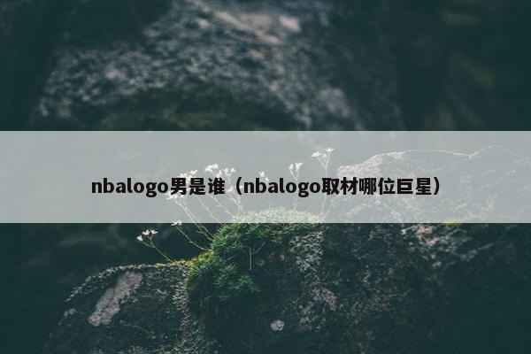 nbalogo男是谁（nbalogo取材哪位巨星）