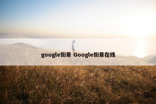 google街景 Google街景在线