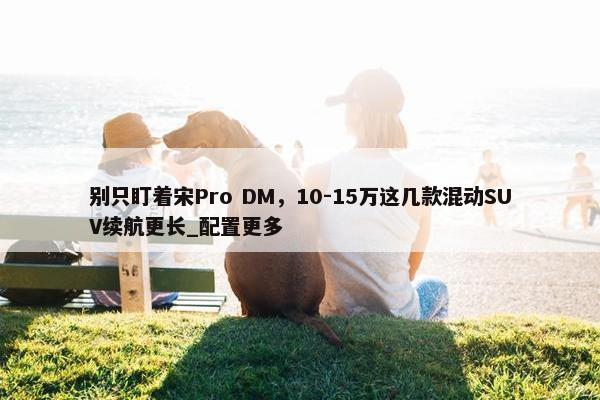 别只盯着宋Pro DM，10-15万这几款混动SUV续航更长_配置更多