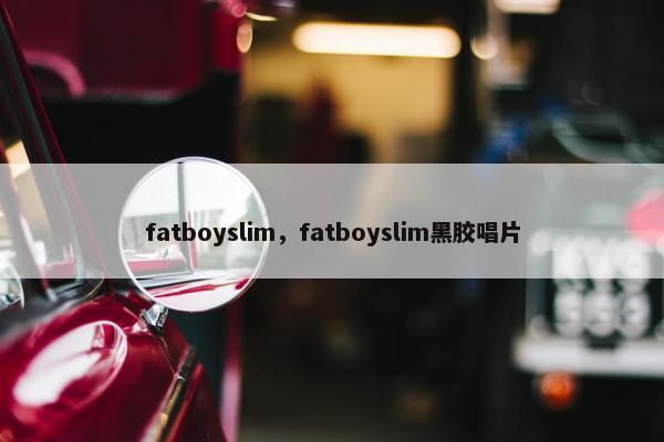 fatboyslim，fatboyslim黑胶唱片