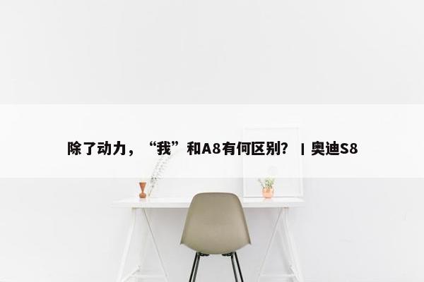 除了动力，“我”和A8有何区别？丨奥迪S8