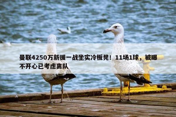 曼联4250万新援一战坐实冷板凳！11场1球，被曝不开心已考虑离队