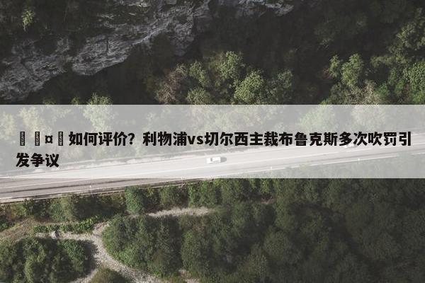 🤔如何评价？利物浦vs切尔西主裁布鲁克斯多次吹罚引发争议