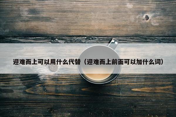 迎难而上可以用什么代替（迎难而上前面可以加什么词）