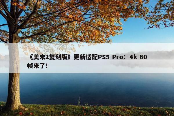 《美末2复刻版》更新适配PS5 Pro：4k 60帧来了！