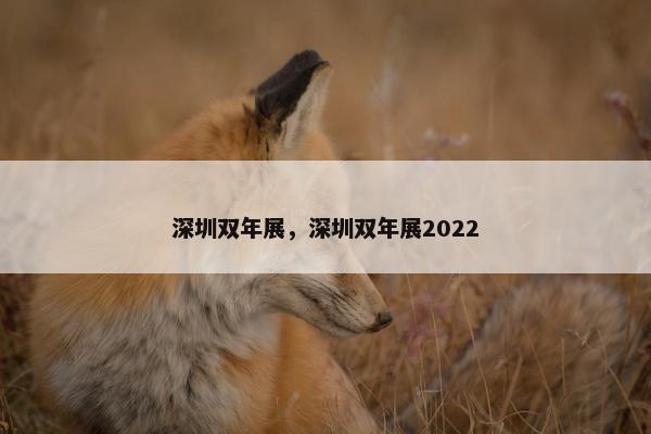 深圳双年展，深圳双年展2022